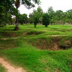 only the holes in the ground left after some of the massgraves