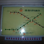 subway chart for Pyongyang