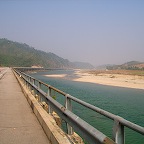 View from the bikeseat in N Korea 1