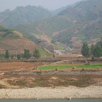View from the bikeseat in N Korea 2