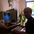 Me at one of the internet-cafes