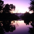 Sunset from Inle Lake town