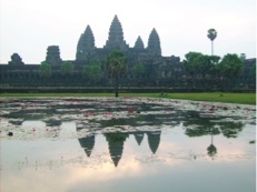 Ankor Wat just before sunrise
