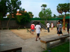 Children playing at the orthenage